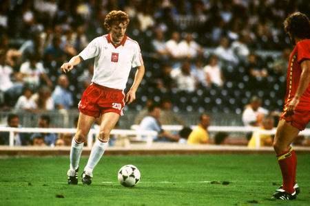 První fotbalovou hvězdou Polsko národního týmu je Zbigniew Boniek